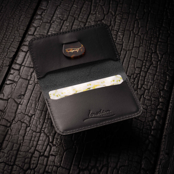 Lowden Branded Leather Wallet (Black)