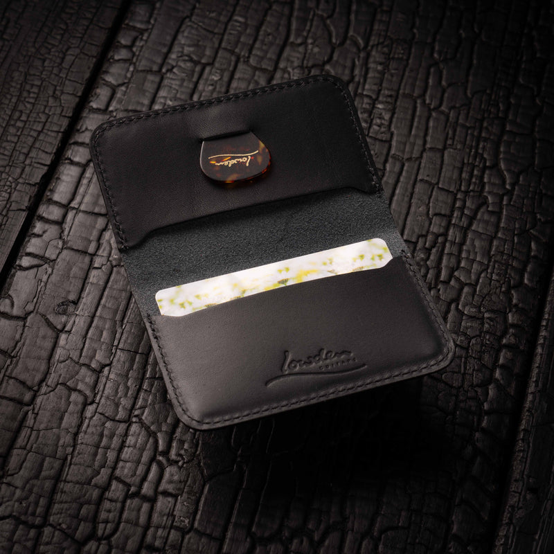 Lowden Branded Leather Wallet (Black)