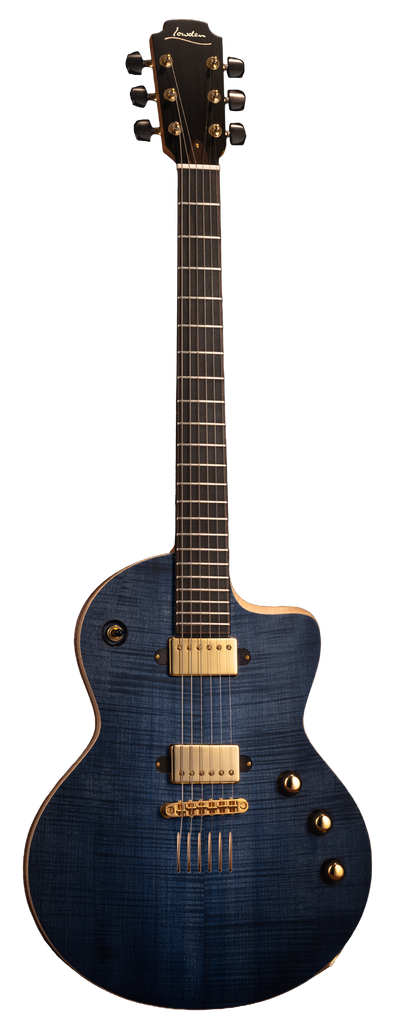 GL-10 - Figured Maple - Midnight Blue Stain