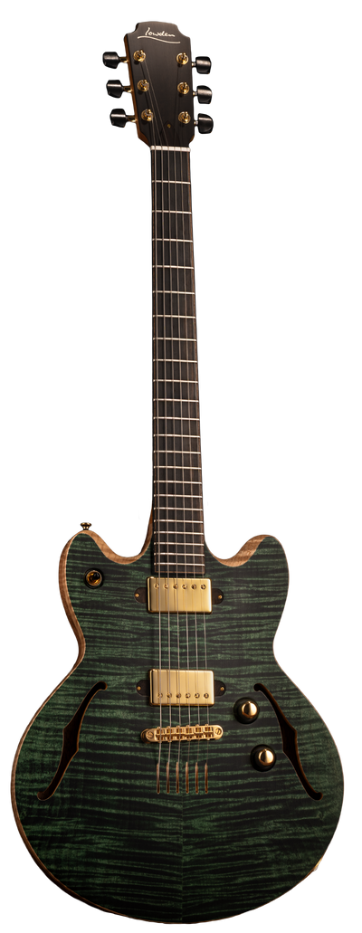 GL-J - Figured Maple - Emerald Green Stain