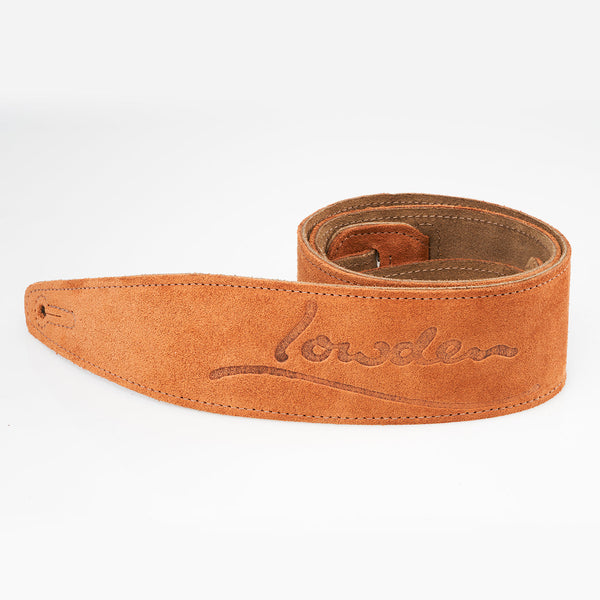 Honey Suede Lowden Guitar Strap